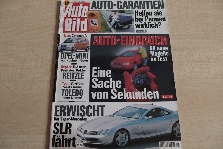 Deckblatt Auto Bild (15/1999)